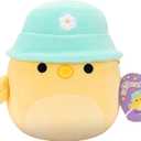 Squishmallows Original 8in Triston The Yellow Chick with Bucket Hat  Official Jazwares Plush (Little)