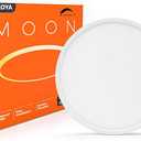 TALOYA 15.8inch Dimmable Flush Mount LED Ceiling Light, 3 Color in One (3000K/4000K/6500K) White 24W=240W Round for Living Room Garage