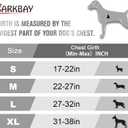 BARKBAY No Pull Dog Harness Front Clip Heavy Duty Reflective Easy Control Handle for Large Dog Walking(Black,M)