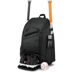 Baseball Bag - Backpack for Baseball, Softball, Tball - Adults & Youth Bat Bag
