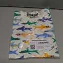 Amazon Essentials Boys Short-Sleeve T-Shirts (Large, Ivory Sharks)