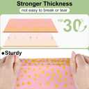 misaya 3 Packs Dot Disposable Table Cloth, 54 x 108 Inch Waterproof Plastic Tablecloth, Rectangle Gold Dots in Pink Table Covers for Mother's Day, Picnic, Birthday, Party