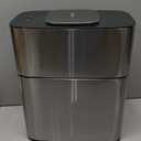MOPUP Bathroom Trash Cans with Lids | 4.5 Gallon Motion Sensor Stainless Steel Automatic Privacy Garbage Can | Smart Dogproof Trash Bin for Bedroom,Office,Toilet,RV