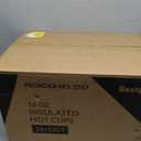 Insulated Paper Cups with Lids - 16 oz - Case Pack of 288 - For Coffee, Tea & To-Go Beverages