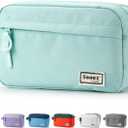 Sooez Original High Capacity Pencil Case, Big Pencil Bag Pouch Box Organizer Pen Case, Aesthetic Supply for Girls Adults, Portable Journaling Supplies with Easy Grip Handle & Loop, Mint Green