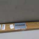Cordless Vinyl Mini L Blinds 27" W x 36" H, 1" Slat White Horizontal Windows L Blind for Door, Shades, Camper, Light Filtering, Interiors, Arrive 1/2 Inch Narrower Indoor