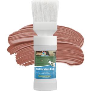 Wood Furniture Paint for Cabinets, Doors, Tables, Chairs and Dressers All In One Refinishing Matte Wood Paint Kit Water-Based No Need Prime No Varnish Easy to Use 6.35oz-1 Pack (Alchemist)