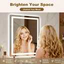 LED Bathroom Mirror with Lights, 2 Pack 32" x 24" Lighted Vanity Mirror