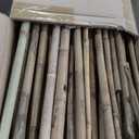 50 Pack 8ft Bamboo Plant Stakes for Wood Garden SticksWooden Plant SupportsBamboosBamboo TrellisCrafts