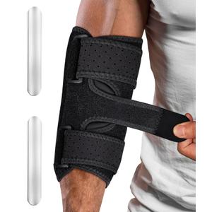 Elbow Brace for Cubital Tunnel Syndrome, Ulnar Nerve Entrapment Brace, Adjustable Elbow Stabilizer Splint for Night Sleep Support, Tendonitis, Arthritis, Pain Relief for Men and Women