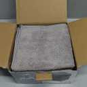 MR.SIGA Microfiber Cleaning Cloth, All-Purpose Microfiber Towels, Streak Free Cleaning Rags, Pack of 12, Grey, Size 32 x 32 cm(12.6 x 12.6 inch)