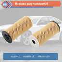 2 Pcs Oil Filter Compatible With 2016-2023 118i 230i 330i 430i 530i 740e X3 X4 Z4 GR Supra, Replace#HU6014Z, HU6014/1Z, 11428575211