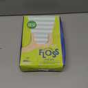 SmartLifeco Eco-Friendly Dental Floss Picks (400ct) - Flossers Made with Straw Wheat Blend, Superior Anti-Shred Thread for Tight Gaps, Tooth Pick Stick for Adults, Soft on Gum & Teeth, Vegan, Mint