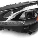 MB2502219 Left Driver Side Headlight Assembly Compatible with 2014-2016 E-Class W212 E550/E500/E400/E350/E300/E250/E200/E63 AMG/E63 AMG S Sedan/Wagon W/O Cornering Light Headlamp 2128202139