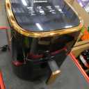 Panana 8QT Large Air Fryer Compact, 8 Preset Menus Airfryer, One-Touch Digital Control Presets, Touchscreen Display, Dishwasher Safe, Nonstick, Fit for Family (Black)