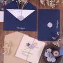 UNIQOOO Wax Seal Stickers - Eucalyptus Wedding Invitation Envelope Seal Stickers, 50 Pcs Self- Adhesive Mauve Stickers, Perfect for Invitation, Christmas, Gift Wrapping, Party