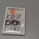 Vigamen 8 Pack Cover Compatible with Oura Ring Gen 4/Oura Ring Gen 3 Horizon/Heritage,Charging Derectly,Matte Texture Wear-Resistant Anti-Scratch TPU Protector for Oura Rings Women MenC,Size 8 (Silver*2+Clear*2+Black*2+White*2)