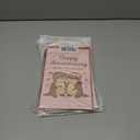 10 x Cute Otter Anniversary Card to Husband Wife Couple | Happy Anniversary Decorations Gifts for Women Men Him Her Pink Otter Half Card (HA05)