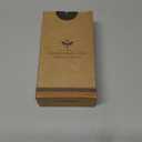 White Beeswax Pillar Candles Set of 4 - Handmade Pure Beeswax Rolled Candles for Gift & Home Decor (1.56 in)