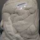 Snuggle Sac Buttery Ivory Bedding Blankets Twin Size 60x80, Super Soft Blankets Warm Cozy Knit Fuzzy Plush Blanket for Sofa, Bed, Living Room, Heather Ivory, 60x80 inches