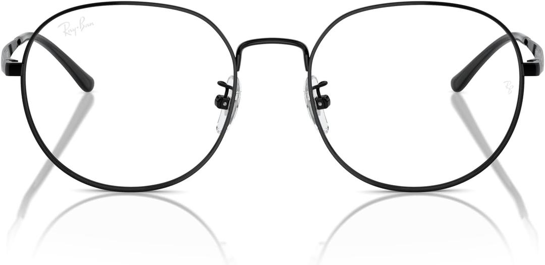 Ray-Ban Rx6517d Round Prescription Eyewear Frames (Black/Demo Lens)