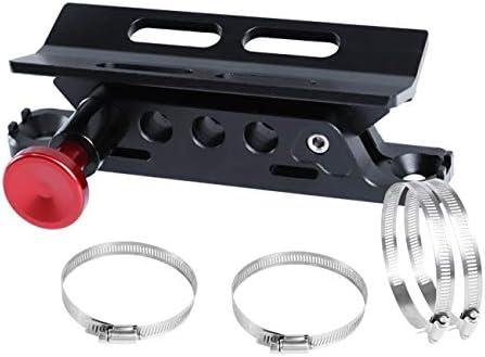 Quick Release Adjustable Aluminum Roll Bar Fire Extinguisher Holder Mount Compatible with for Ford Bronco Jeep Wrangler UTV Polaris RZR Ranger Camper Van with Pillar Fire Extinguisher Bracket