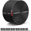 NAOEVO 20 Gauge Wire 2 Conductor Electrical Wire, 20 AWG Stranded PVC Cord, 12V Low Voltage/Tinned Copper/Flexible Cable for Automotive Wiring, Lamp Cord, Marine Cable (100FT)