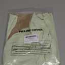 WhatsBedding Body Pillow Cover Cooling Fabric, Long Pillowcase Breathable & Skin-Friendly, Zipper Closure - Milky Green (20x54 inch)