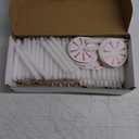 150 Church Candles with Drip Protectors for Devotional Candlelight Vigil Service, Box of 150 Candles, Unscented White 5" H X 1/2" D, No Smoke