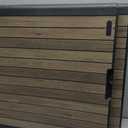 Keter Signature 113L City Outdoor Garden Storage Box - Rosewood | Compact, Weather‑Resistant Storage with Lockable Lid & Multi‑Functional Design