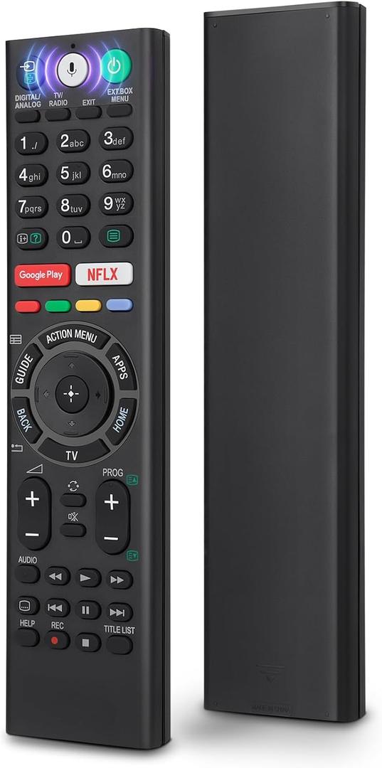 Voice Replacement Remote Control for Sony-Bravia-TVsfor All Sony 4K UHD LED LCD HD Smart TVs