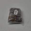 22 Inch Wool Double Ended Dreadlock Extensions,15 Strands DE Ends Brown Mixed with White Synthetic DE Dreads Thin Soft Fake Dreads Hippie Style Dreadlock for Women