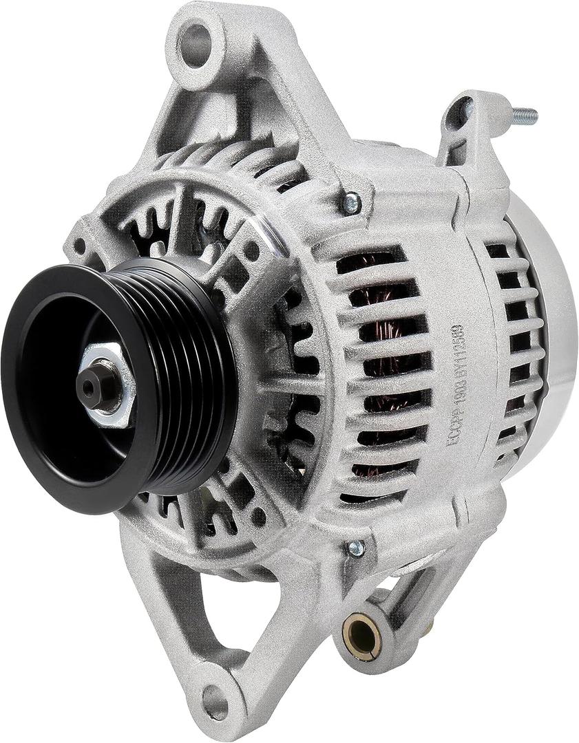 SCITOO New Replacement Alternator Fits for 1991-1998 Jeep Cherokee, for 1993-1998 Jeep Grand Cherokee,1991-1995 1997-1998 for Jeep Wrangler,for Dodge Dakota 97-98 - 12V 90Amp, 13341 56005685 10463797