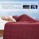 Topcee Weighted Blanket for Adults (20 lbs, 60" x 80") Queen Size Soft Cooling Heavy Blanket Sleeping, Apply to 190-210 lbs Body, Thick Breathable Blanket with Glass Bead, Easy Care