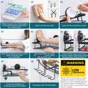 TAILI Powerful Suction Cup Corner Shower Caddy 2 Pack, Stainless Steel Rustproof Shower Shelf with Hook, Drill-free Wall Mounted Basket, Large Capacity Removable Suction Cup Bathroom Organizer, Black