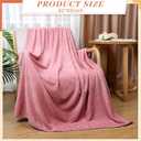 Buryeah 12 Pcs Flannel Throw Blankets Bulk, Fall Wedding, Colorful, 50 x 60 inches
