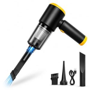 ABEAUROOSE Portable Car Vacuum Cleaner, High-Power Cordless Handheld Vacuum, Rechargeable Mini Vacuum Cleaner for Car, Home & Office
