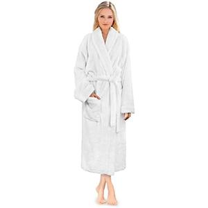 PAVILIA Premium Womens Plush Soft Robe Fluffy, Warm, Fleece Sherpa Shaggy Bathrobe XL