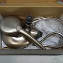 Delta 6-Setting In2ition 2-in-1 Dual Shower Head with Handheld High Pressure ProClean Spray, Brushed Nickel Detachable Shower Head with Hose, 1.75 GPM Flow Rate, Satin Nickel 75655SN