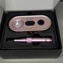 40000RPM Electric Nail File Drill Professional Kit, Drill Machine with LCD Display, Manicure Pedicure Polishing Acrylic Gel Nail Grinder for Salon, Home Use (Pink)