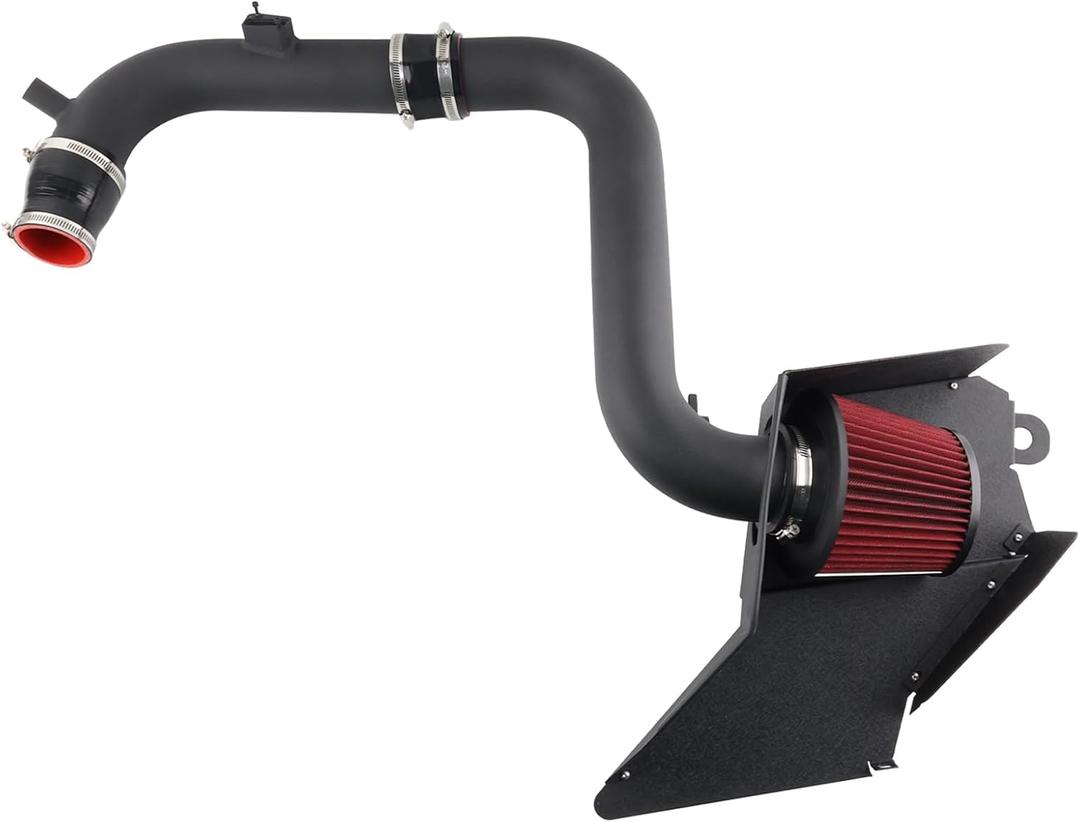 Cold Air Intake Kit Compatible with 2006-2017 MK5 GTI/GLI MK6 Golf R MK2 SEAT Audi A3/S3 EA113 2.0L, Increases Horsepower & Torque, More Aggressive and Sporty Induction Sound