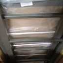 5-Tier Pull Out Baker's Rack, Microwave Cart with Storage, Wood Shelves
