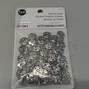 Dritz Sew On Snaps Size 3 Nickel 48 Sets Fasteners, 48ct