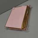 Yeaqee 24 Pack Metallic Paper Gift Bags with Handle and Tissue 9x7x3.1 Gold Foil Welcome Thank You Favor Bags Return Gifts for Wedding Mothers Graduation Bridesmaid Birthday(Pink Gold)