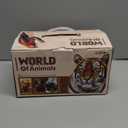 31 Pcs Safari Animals Figures Including 24 Realistic Jungle Playset Toys Zoo Animals for Toddlers 3+ Years Old Ideal Gift for Boys and Girls