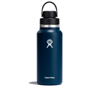 Hydro Flask Water Bottle - Insulated Stainless Steel - Wide Mouth Chug Lid, Non Spill, Leakproof in 32 Oz, Indigo Blue