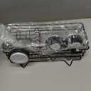 LEVERLOC Shower Caddy Suction Cup, 2 Pack suction shower shelf with Hooks & Soap holder, NO-Drilling Bathroom Holder, Rustproof bathroom organizer, Black