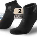 Alpaca Wool Ankle Socks Midweight Hiking Socks Work & Outdoors Moisture Wicking Anti-Blister Padded Breathable Merino (Medium, Classic Black)