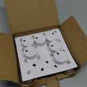 Battery Operated Tea Lights Candles: 24 Pack Realistic and Bright Flickering Holiday Gift Flameless Candles LED Electric Tea Candles for Seasonal & Wedding Party Home Decoration (Warm Yellow)