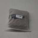 Inflatable Travel Foot Rest Pillow, 2 Pack Airplane Foot Rest Pillows, Portable Inflatable Leg Rest Pillow Flights Seat Extender with Storage Bag for Plane, Car, Train (2Pack Grey)